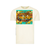 Vintage Arctic western bee gnomes truck honeycomb  leopard turquoise wooden serape Vintage Tee - Artiststas