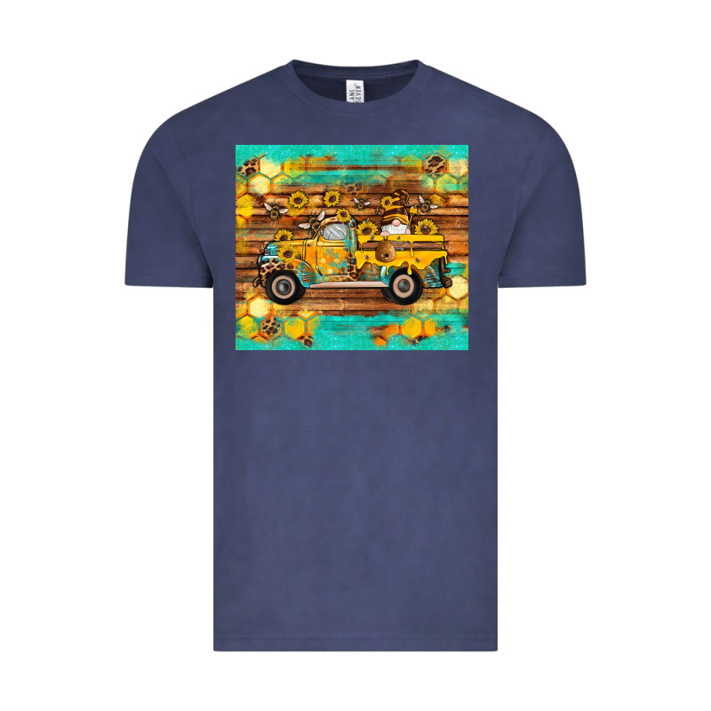 Western Bee Gnomes Truck Honeycomb  Leopard Turquoise Wooden Serape Vintage Tee by Artiststas | Teevron