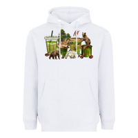 White bear coffee cups Heavyweight Hoodie - texasbilliewilder