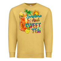 Antique Gold sunshine and sweet tea Premium Sweatshirt - texasbilliewilder