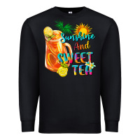 Black sunshine and sweet tea Premium Sweatshirt - texasbilliewilder