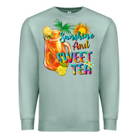 Seafoam sunshine and sweet tea Premium Sweatshirt - texasbilliewilder