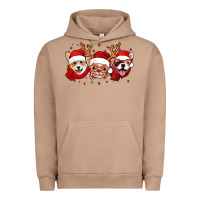 Pigment Burro christmas dogs corgi chihuahua frenchie Urban Hoodie - Jasminsmagicworld