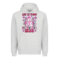 Dove Grey let it snow somewhere else Premium Hoodie - AdoDesignShop