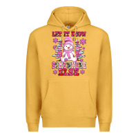 Mustard let it snow somewhere else Premium Hoodie - AdoDesignShop