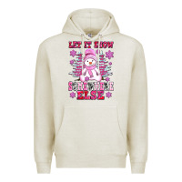 Oatmeal Heather let it snow somewhere else Premium Hoodie - AdoDesignShop