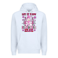 White let it snow somewhere else Premium Hoodie - AdoDesignShop