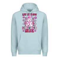 Blue Mist let it snow somewhere else Premium Hoodie - AdoDesignShop