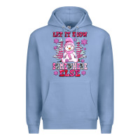 Colony Blue let it snow somewhere else Premium Hoodie - AdoDesignShop
