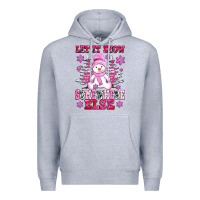 Heather Grey let it snow somewhere else Premium Hoodie - AdoDesignShop