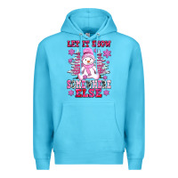 Ocean Blue let it snow somewhere else Premium Hoodie - AdoDesignShop