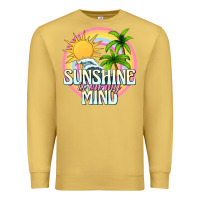 Antique Gold sunshine is on my mind Premium Sweatshirt - texasbilliewilder