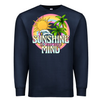 Navy sunshine is on my mind Premium Sweatshirt - texasbilliewilder