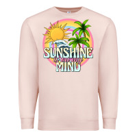 Pale Pink sunshine is on my mind Premium Sweatshirt - texasbilliewilder