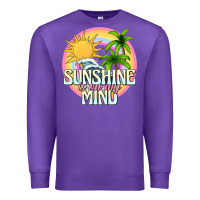 Purple sunshine is on my mind Premium Sweatshirt - texasbilliewilder