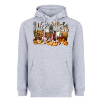 Heather Grey bakery coffee cups Heavyweight Hoodie - texasbilliewilder