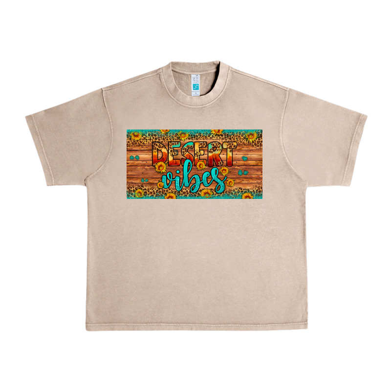 Desert Vibes License Plate Urban Heavy Tee by Artiststas | Teevron