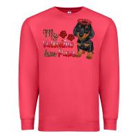 Cardinal my valentine has paws Premium Sweatshirt - RanaPortraitStore