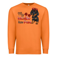 Carrot my valentine has paws Premium Sweatshirt - RanaPortraitStore