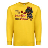 Lemon my valentine has paws Premium Sweatshirt - RanaPortraitStore