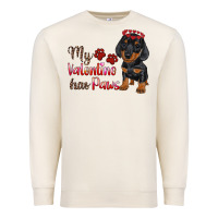 Sandshell my valentine has paws Premium Sweatshirt - RanaPortraitStore