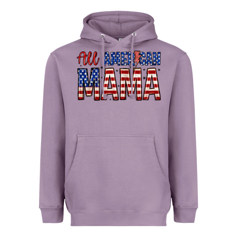 All American Mama Zillion Heavyweight Hoodie by Zillion Design Studio | Teevron