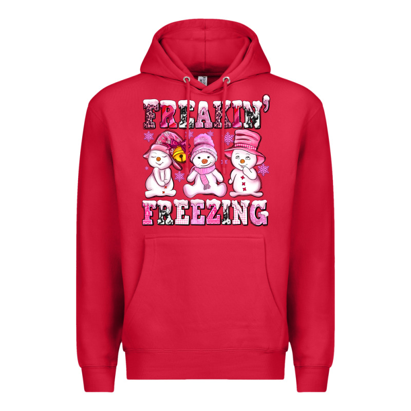 Freaking Freezing With Snowmans Premium Hoodie by AdoDesignShop | Teevron