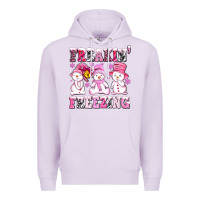 Lilac freaking freezing with Snowmans Premium Hoodie - AdoDesignShop
