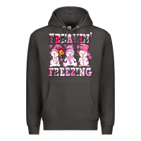 Smoke freaking freezing with Snowmans Premium Hoodie - AdoDesignShop