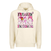 Tofu freaking freezing with Snowmans Premium Hoodie - AdoDesignShop