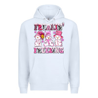 White freaking freezing with Snowmans Premium Hoodie - AdoDesignShop