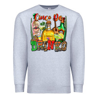 Heather Grey cinco de drinko Premium Sweatshirt - Zillion Design Studio
