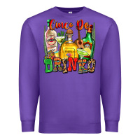Purple cinco de drinko Premium Sweatshirt - Zillion Design Studio