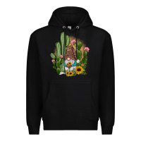 Black cactus gnomes Premium Hoodie - JahusDesignShop
