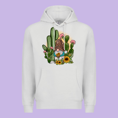 Cactus Gnomes Premium Hoodie Designed By Jahusdesignshop