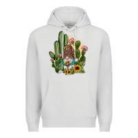 Dove Grey cactus gnomes Premium Hoodie - JahusDesignShop