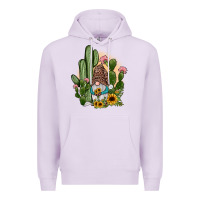 Lilac cactus gnomes Premium Hoodie - JahusDesignShop