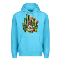 Ocean Blue cactus gnomes Premium Hoodie - JahusDesignShop