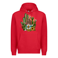 Red cactus gnomes Premium Hoodie - JahusDesignShop