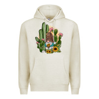 Oatmeal Heather cactus gnomes Premium Hoodie - JahusDesignShop