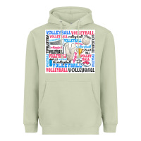 Matcha volleyball Heavyweight Hoodie - Zillion Design Studio