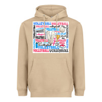 Mushroom volleyball Heavyweight Hoodie - Zillion Design Studio