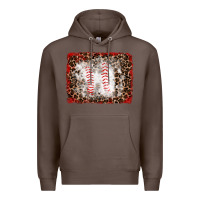 Coffee baseball leopard background Premium Hoodie - RanaPortraitStore
