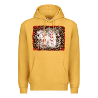 Mustard baseball leopard background Premium Hoodie - RanaPortraitStore