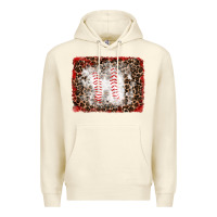 Sandshell baseball leopard background Premium Hoodie - RanaPortraitStore