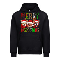 Black merry woofmas dogs Urban Hoodie - Jasminsmagicworld
