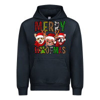 Navy merry woofmas dogs Urban Hoodie - Jasminsmagicworld