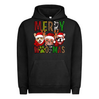 Pigment Black merry woofmas dogs Urban Hoodie - Jasminsmagicworld