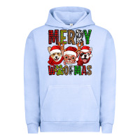 Pigment Grape Ice merry woofmas dogs Urban Hoodie - Jasminsmagicworld