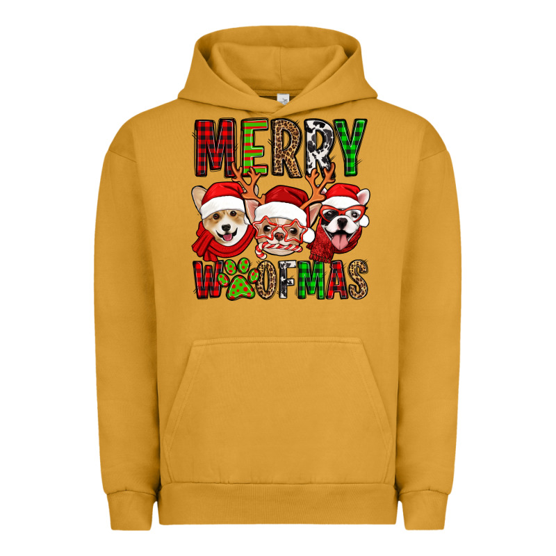 Merry Woofmas Dogs Urban Hoodie by Jasminsmagicworld | Teevron